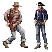 John Wayne Western 4 1/2-Inch Resin Ornaments
